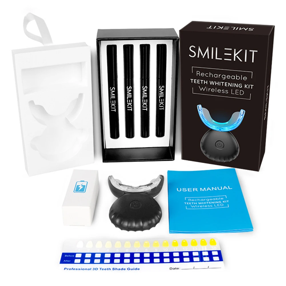 Teeth Whitening From Home - Kit pemutih gigi Mini 16 LED