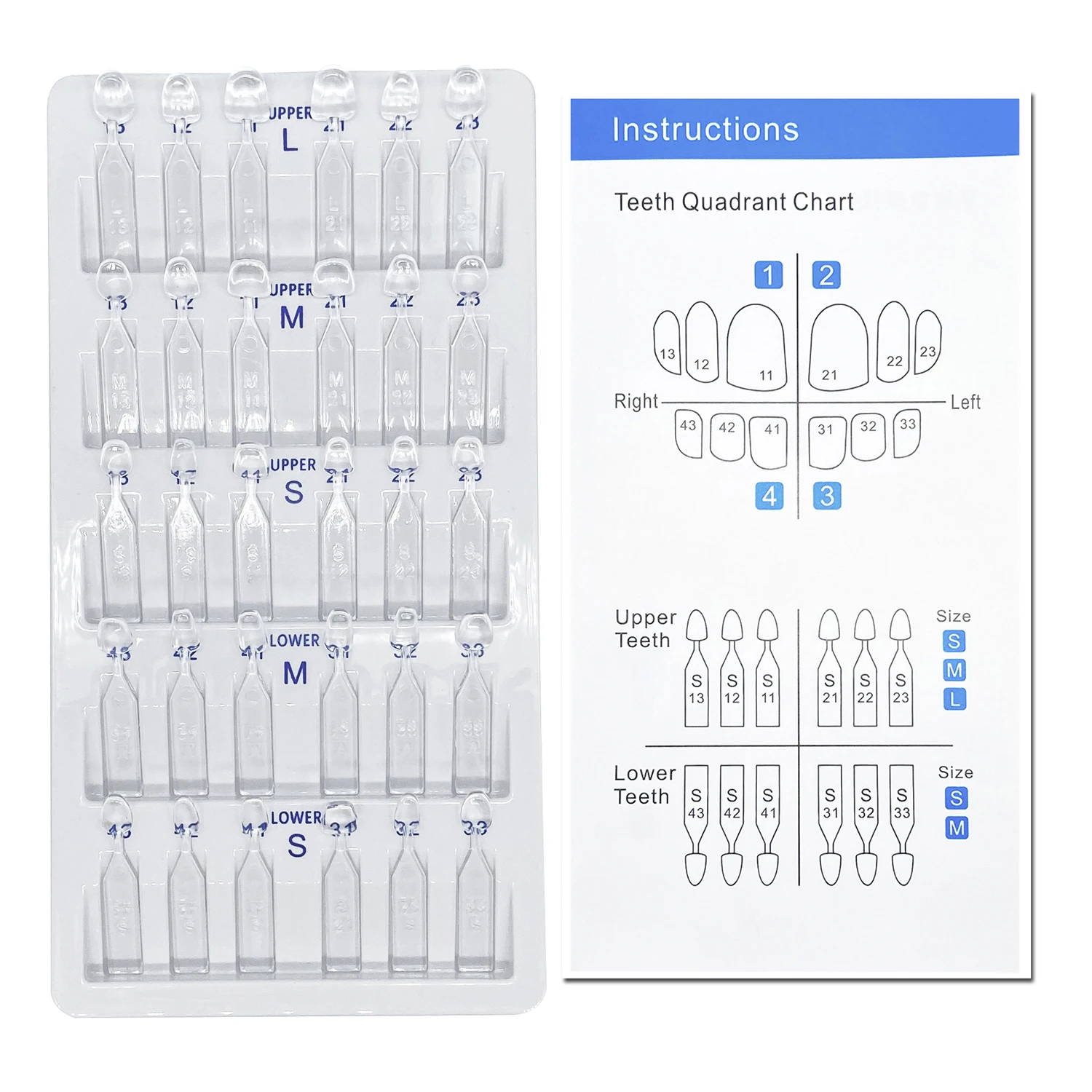 32 Buah/Set Kit Cetakan Veneer - Teeth Whitening Vape ulasan dan harga