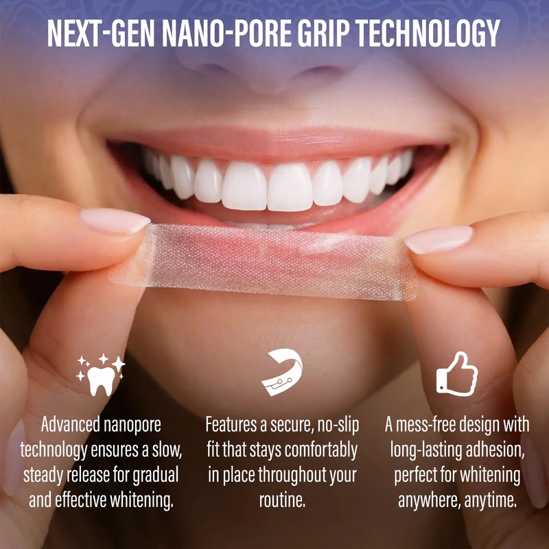 GuruNanda Strip Pemutih Gigi,  - Teeth Whitening Xylitol ulasan dan harga