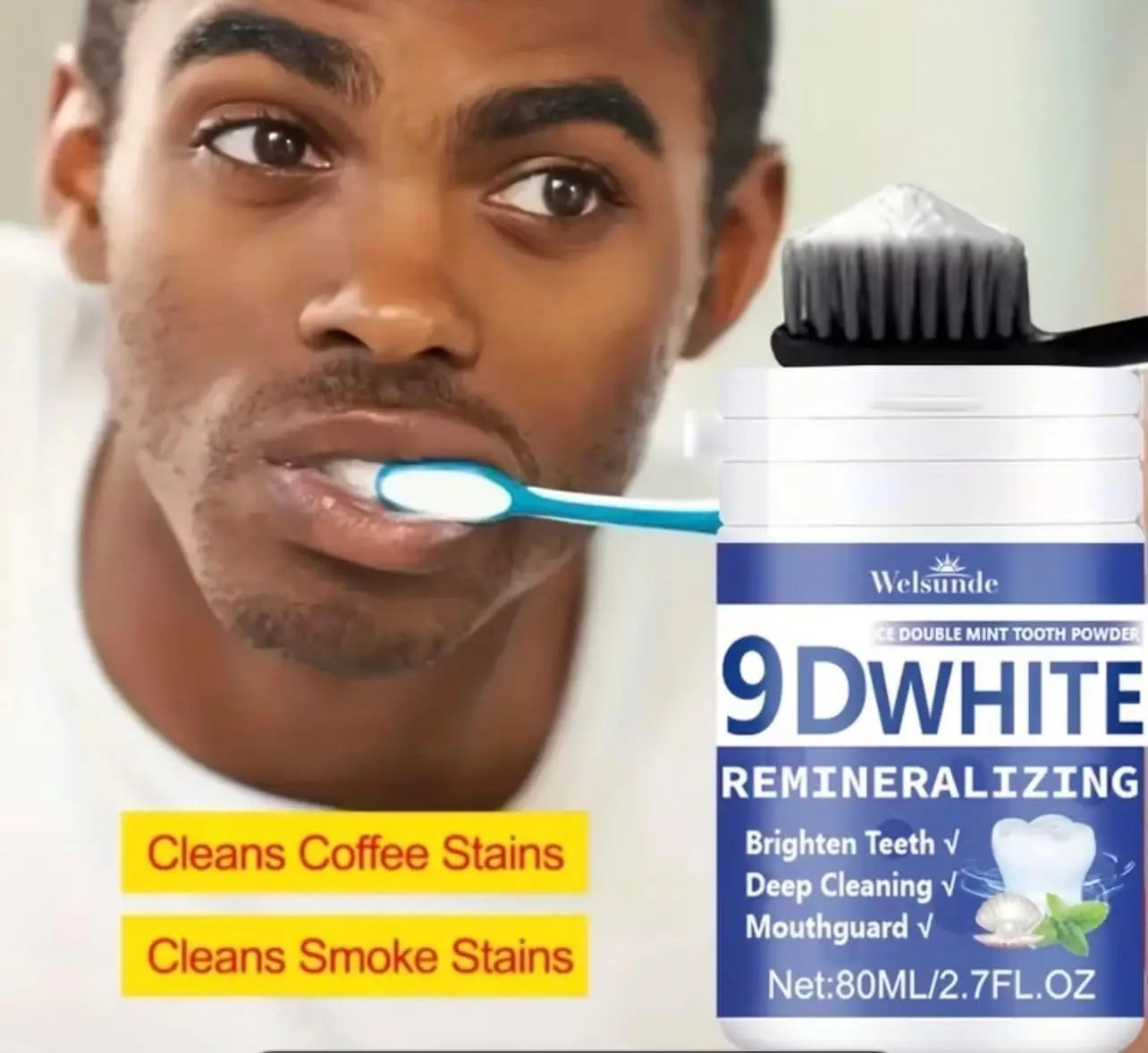 Bubuk Gigi Hidroksiapatit Remi - Teeth Whitening From Home ulasan dan harga