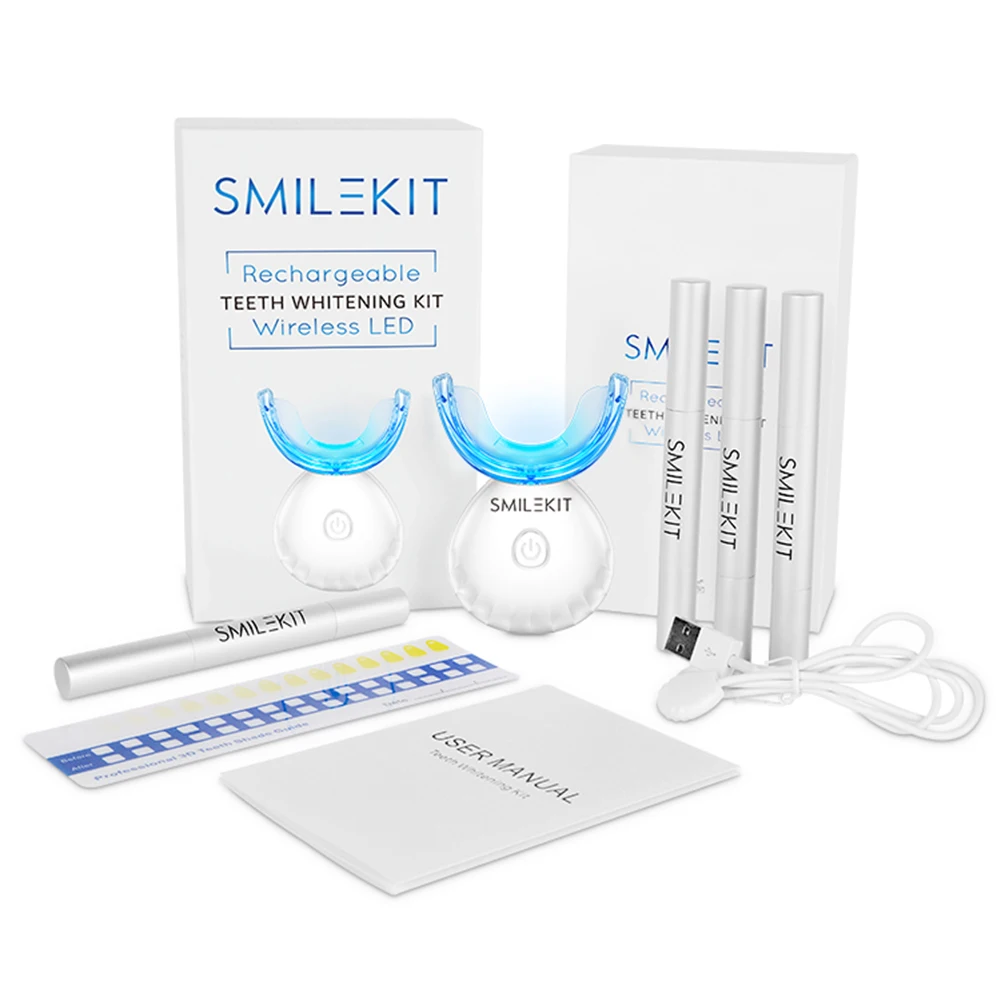 Kit pemutih gigi Mini 16 LED c - Teeth Whitening From Home ulasan dan harga