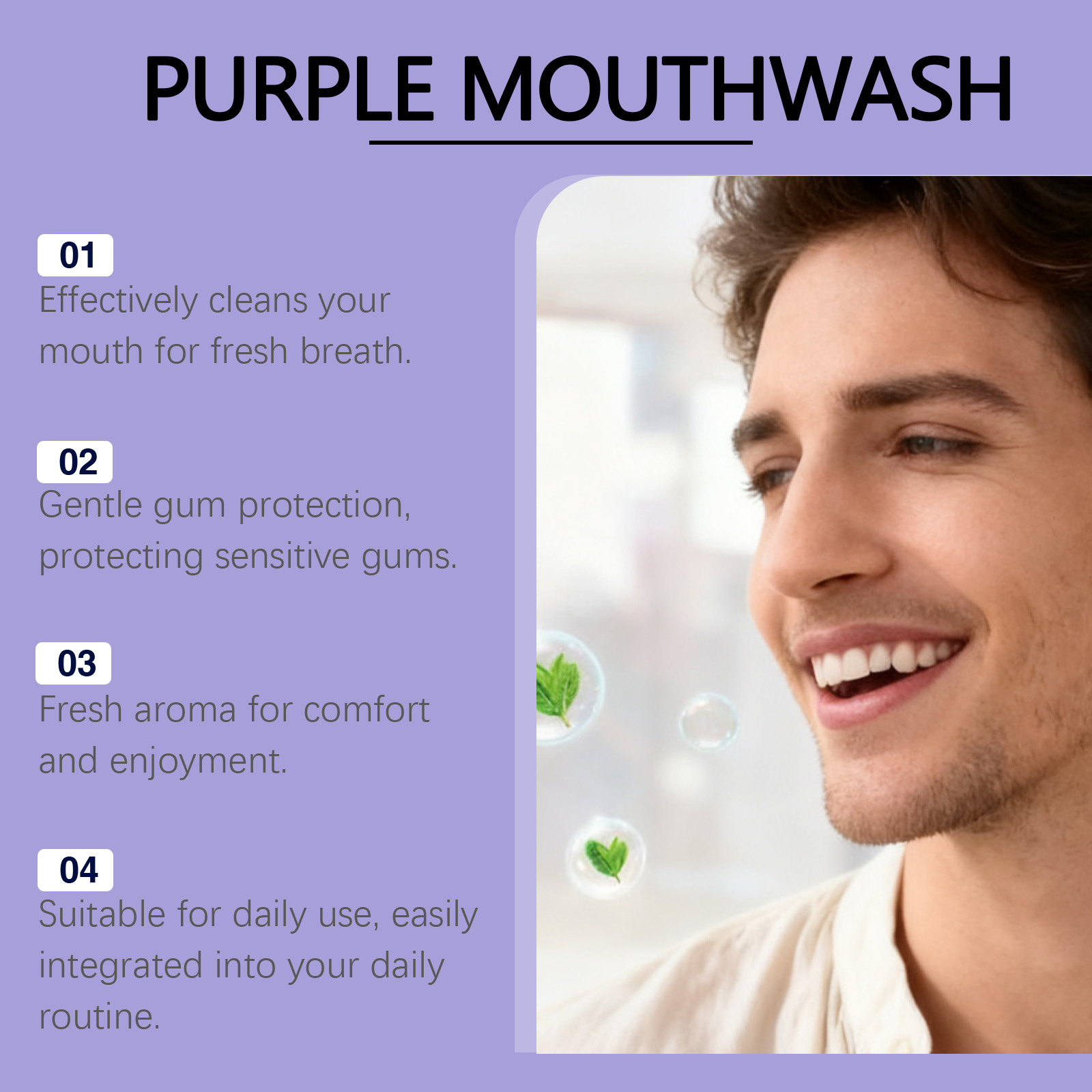 Obat Kumur Rasa Mint Alami War - Teeth Whitening Xylitol ulasan dan harga
