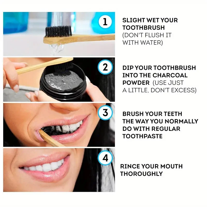 Bubuk Pemutih Pencerah Gigi Pe - Teeth Whitening From Home ulasan dan harga