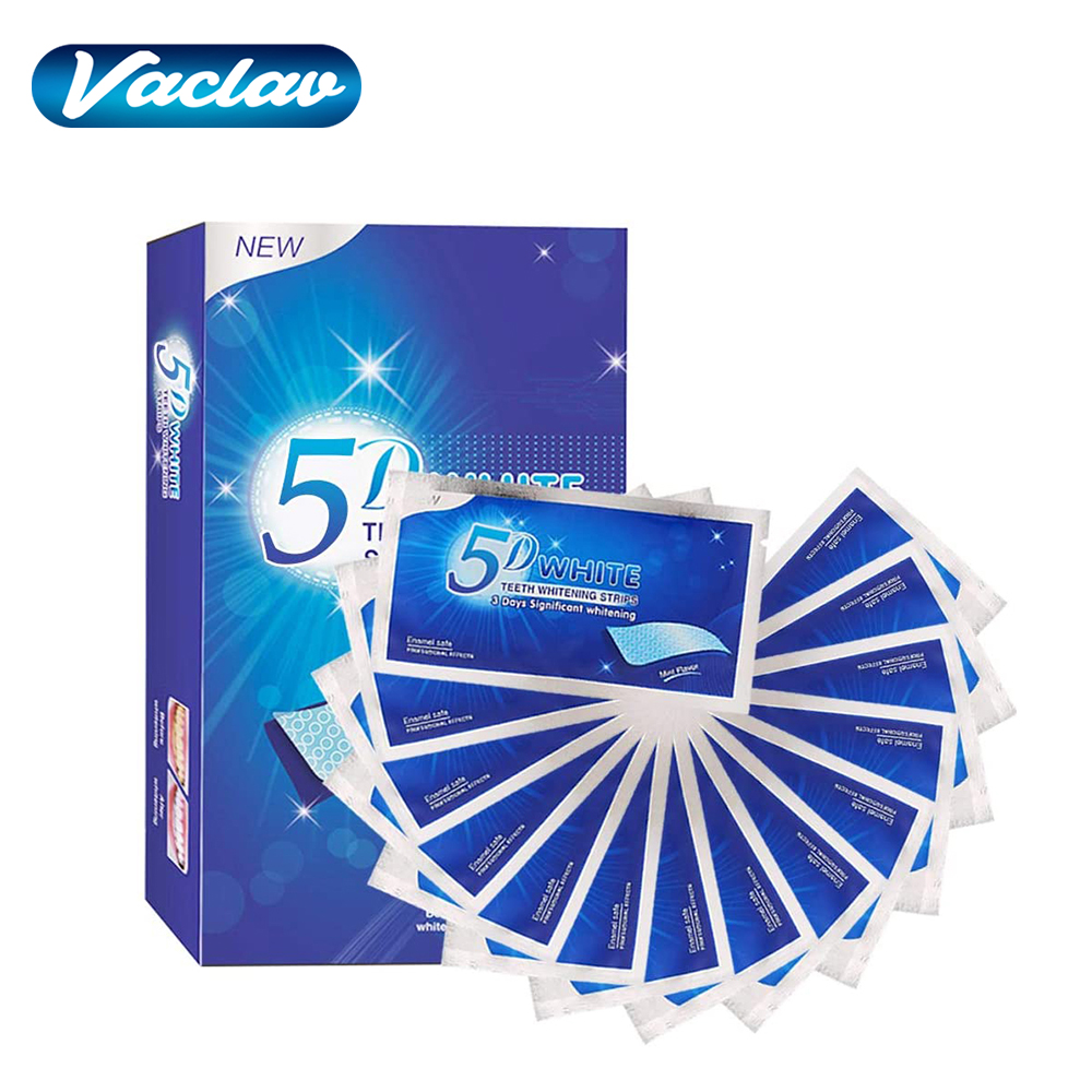 Strip Pemutih Gigi 5D Gel Pemu - Teeth Whitening From Home ulasan dan harga