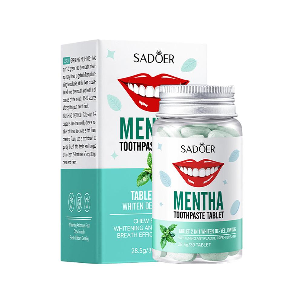 Tablet Pasta Gigi Padat Mint R - Teeth Whitening Ulta ulasan dan harga